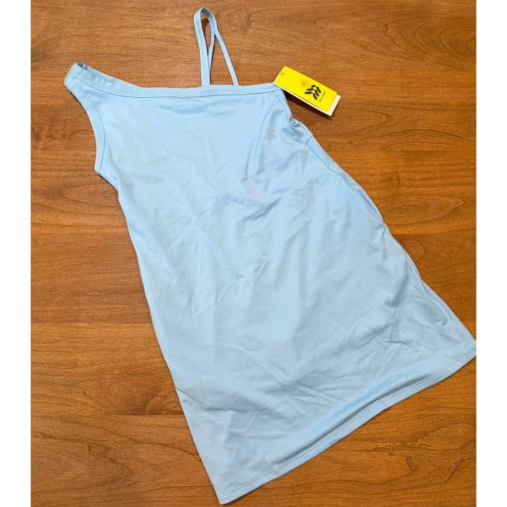 All in Motion Girls Light Blue One Shoulder Fashion Active Dress Size M 8 NWT